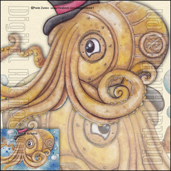 PaolaZunico-SteampunkOctopus
